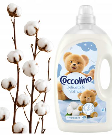 Płyn do Płukania Cocolino 3L Uniwersalny Biały Duży Hipoalergiczny 40 Prań