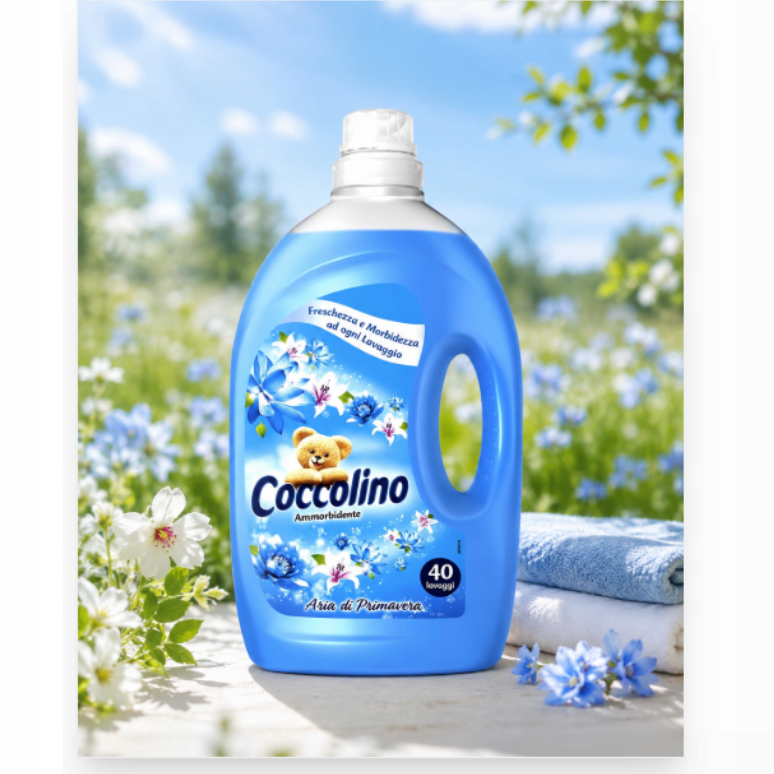 Płyn do Płukania Coccolino Niebieski Uniwersalny 40 Prań Aria di Primavera - obrazek 4