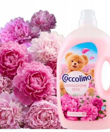Płyn do Płukania Coccolino 3L Różowy Duży Kwiatowy 40 Prań Sensazione Seta