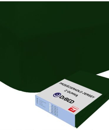 Prześcieradło z Gumką Bawełniane Jersey Zielone Elastyczne Polskie