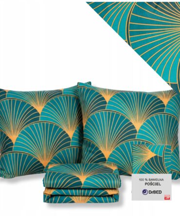 Pościel Bawełna 200 220 Komplet Pościeli Bawełnianej Art Deco Polska