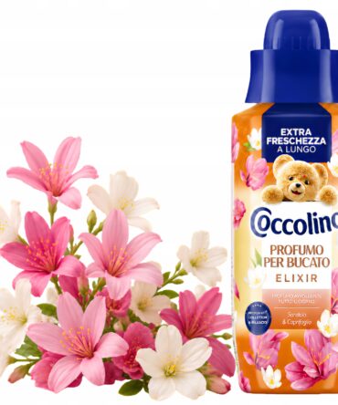 Perfumy do Prania Coccolino Elixir 342ml Włoskie Sandałowiec Wiciokrzew