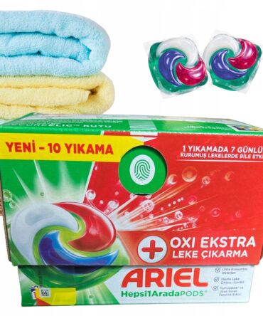 Kapsułki do Prania Ariel Color Białego Uniwerslane Oxi Extra 10 szt Prań