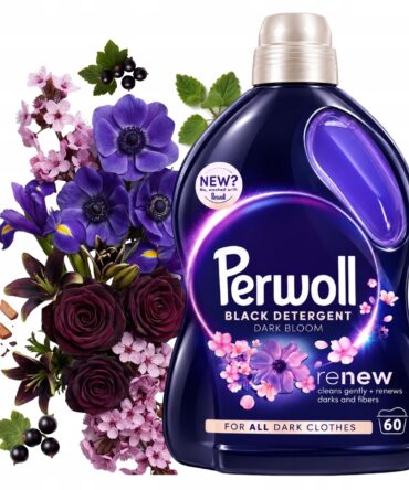 Płyn do Prania Perwoll Czarnych Ubrań 3l 60Prań Ciemnych Tkanin Renew Black