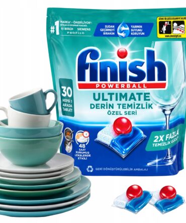 Tabletki do Zmywarki Finish Powerball Ultimate Kapsułki do Zmywarek 30szt